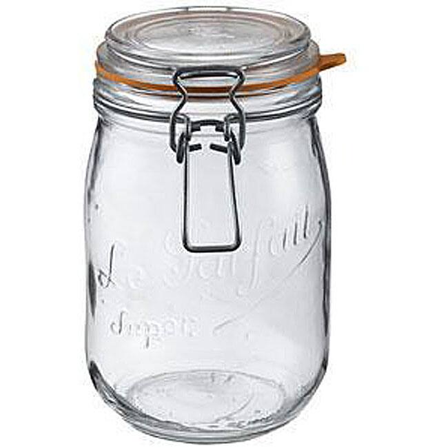 Le Parfait 2-liter Glass Canning Jars (Pack of 6)