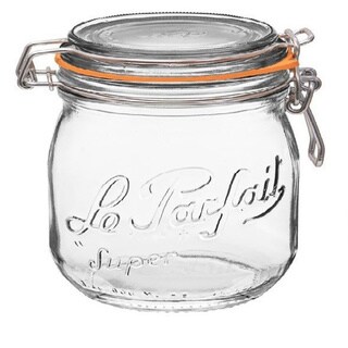 Le Parfait French 1/2-liter Glass Canning Jars (Pack of 3)