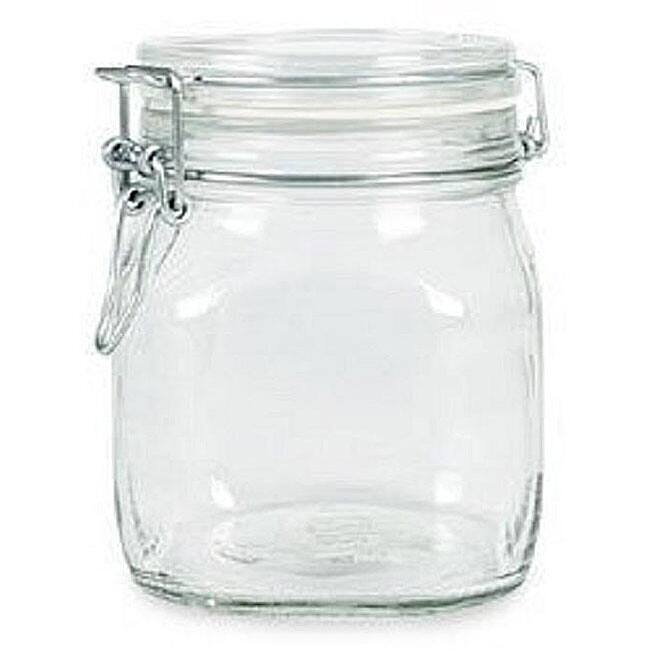 Bormioli Rocco 0.5-liter Fido Glass Canning Jars (Pack of 3)