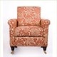 Handy Living Harlow Clay Mango Arm Chair - Thumbnail 1