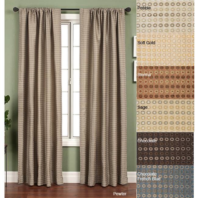 Softline Jaipur Circle Rod Pocket 96-inch Curtain Panel - 53 x 96