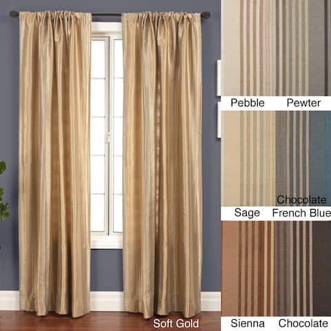 Jaipur Stripe Rod Pocket 120-inch Curtain Panel - 53 x 120