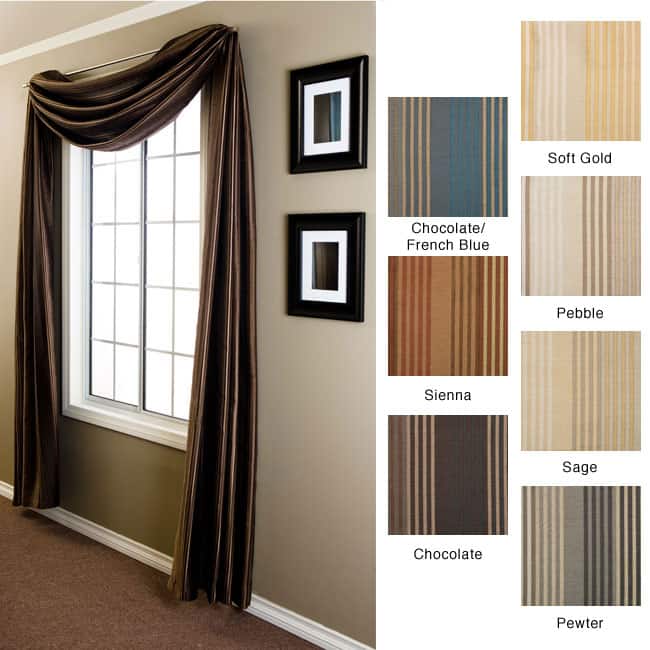 Jaipur Stripe 6-yard Window Scarf