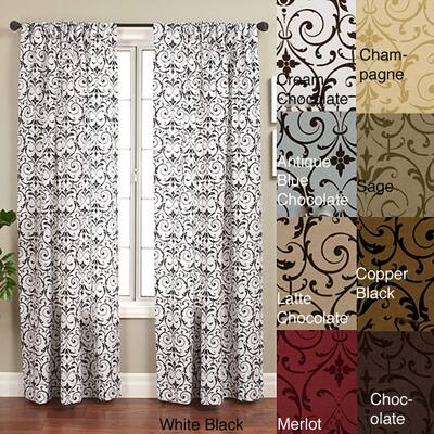 Seville 96-inch Rod Pocket Curtain Panel - 55 x 96