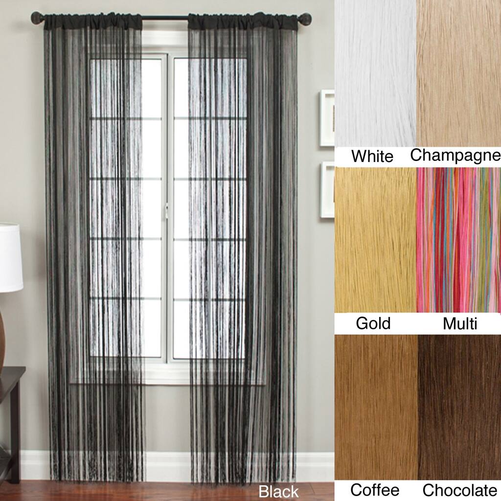 Softline Lyon Rod Pocket 96-inch Curtain Panel - 42 x 96