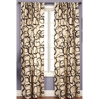 Softline Sahara Rod Pocket 84 Inch Curtain Panel Free Softline Nirvano Rod Pocket 96 Inch Curtain Panel 55 X