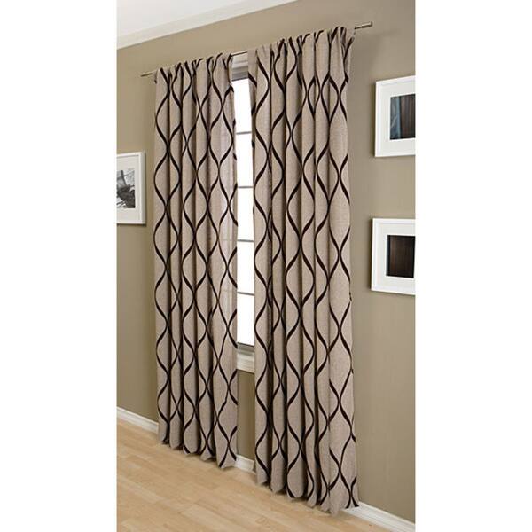 Shop Softline Sahara Rod Pocket 108 Inch Curtain Panel Free
