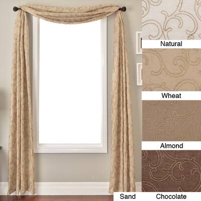 Shop Softline Santiago 6 Yard Window Scarf Free Shipping Today