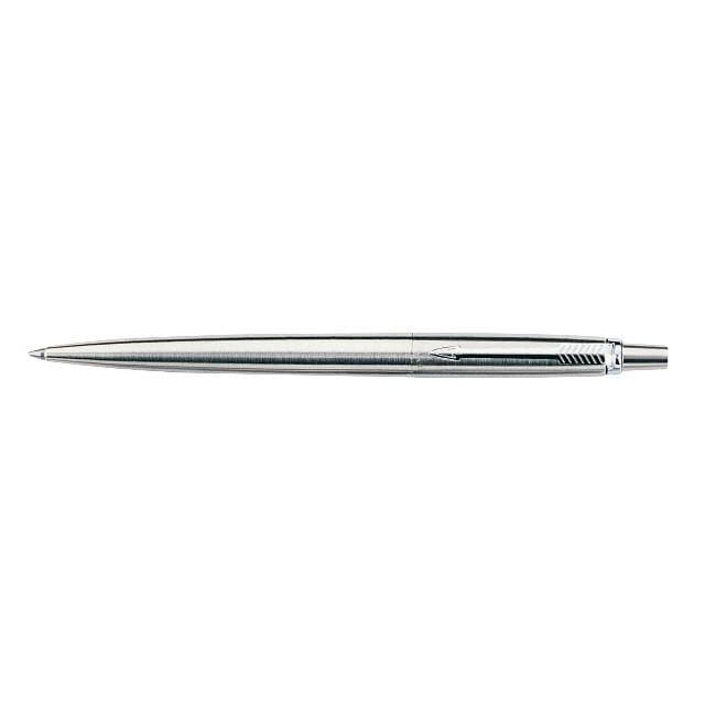 Parker Jotter Stainless Steel Retractable Ballpoint Pens (Pack of 10) Parker Pen Company Black