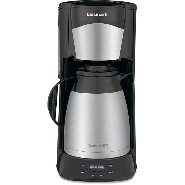 Cuisinart Stainless Steel Coffee Maker shop cuisinart thermal programmable coffee maker 12 cups stainless steel free shipping today overstock 4216819