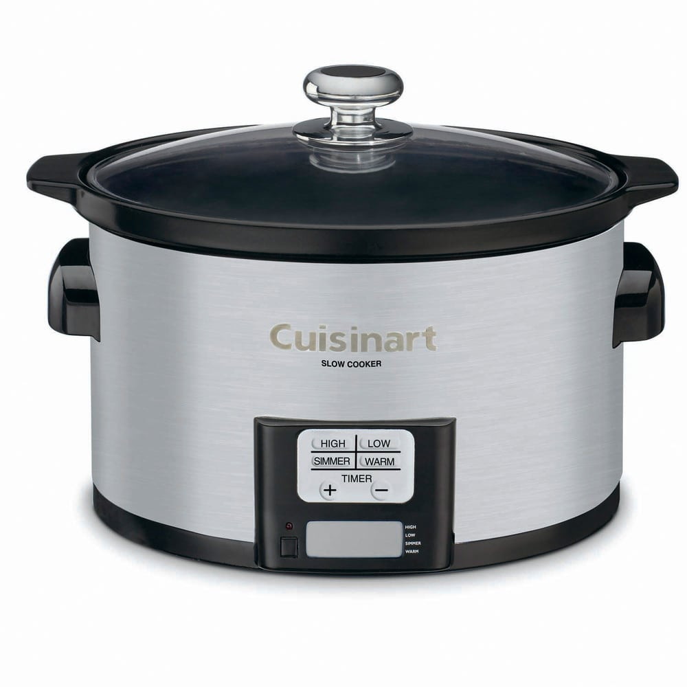 Hamilton Beach Stainless Steel Set 'n Forget Programmable 6-quart Slow  Cooker - Stainless Steel - On Sale - Bed Bath & Beyond - 4471948