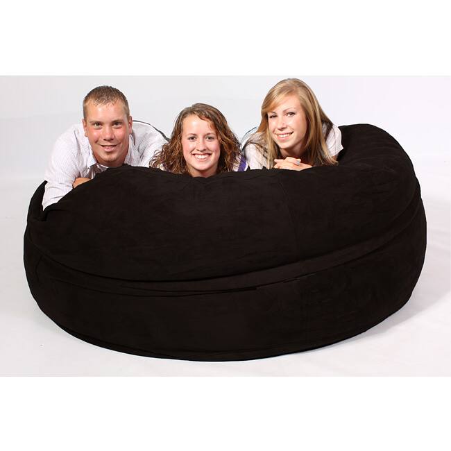 FufSack Black Sofa Sleeper Lounge Chair