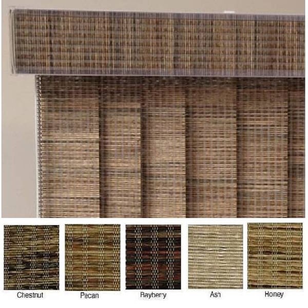 Edinborough Fabric Vertical Blinds (34 in. W x Custom Length)