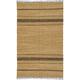 preview thumbnail 3 of 17, Tan Matador Leather Chindi Rug