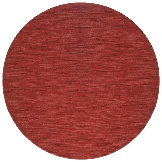 Fusion Red Wool Rug (8 Round)