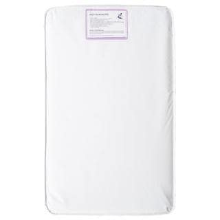 DaVinci Crescent Mini Crib 50 Coil Mattress - White