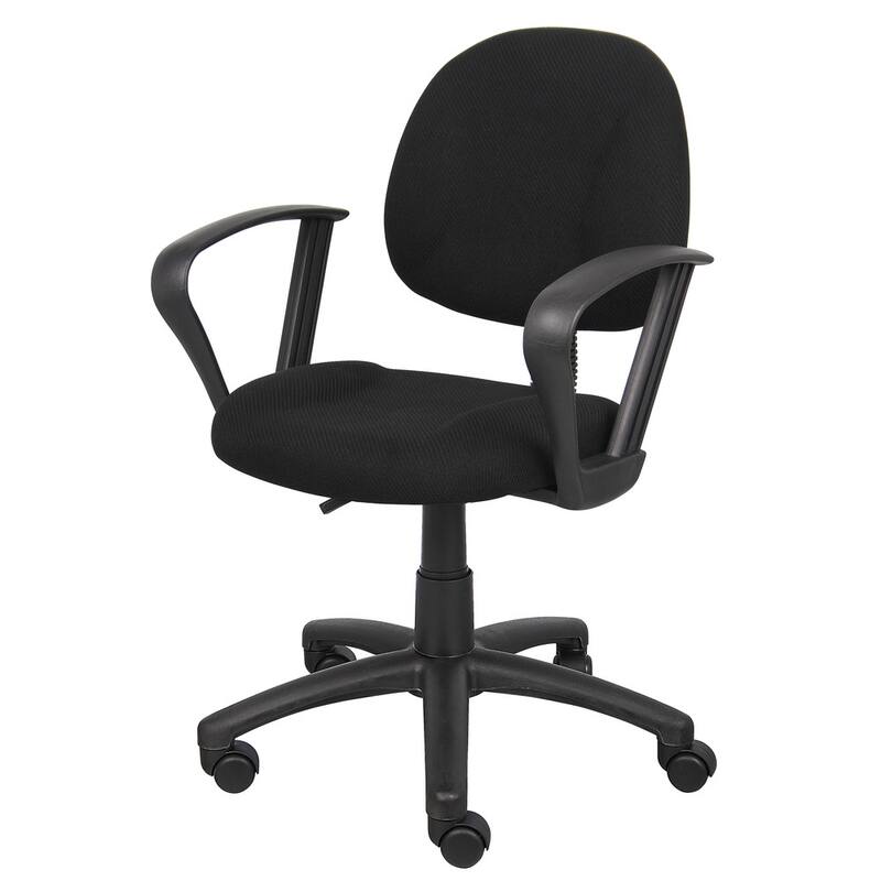 Boss Black Mid-back Ergonomic Task Chair