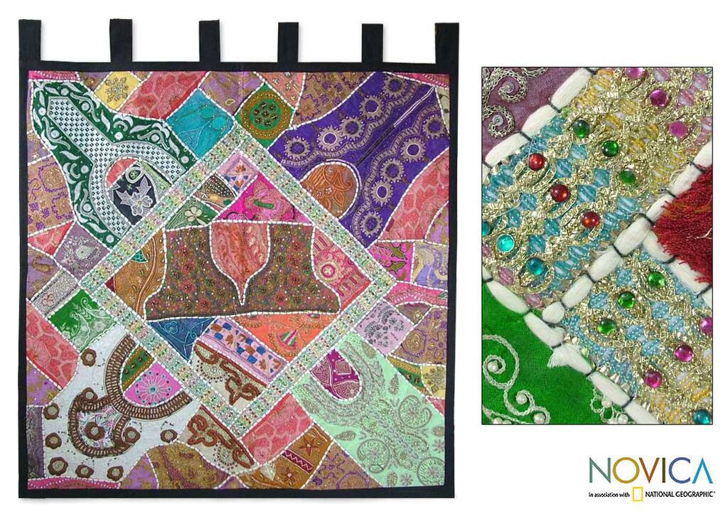 Spring Romance' Cotton Wall Hanging