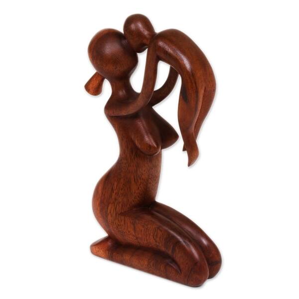 Novica Handmade Mother S Love Wood Sculpture Indonesia Overstock