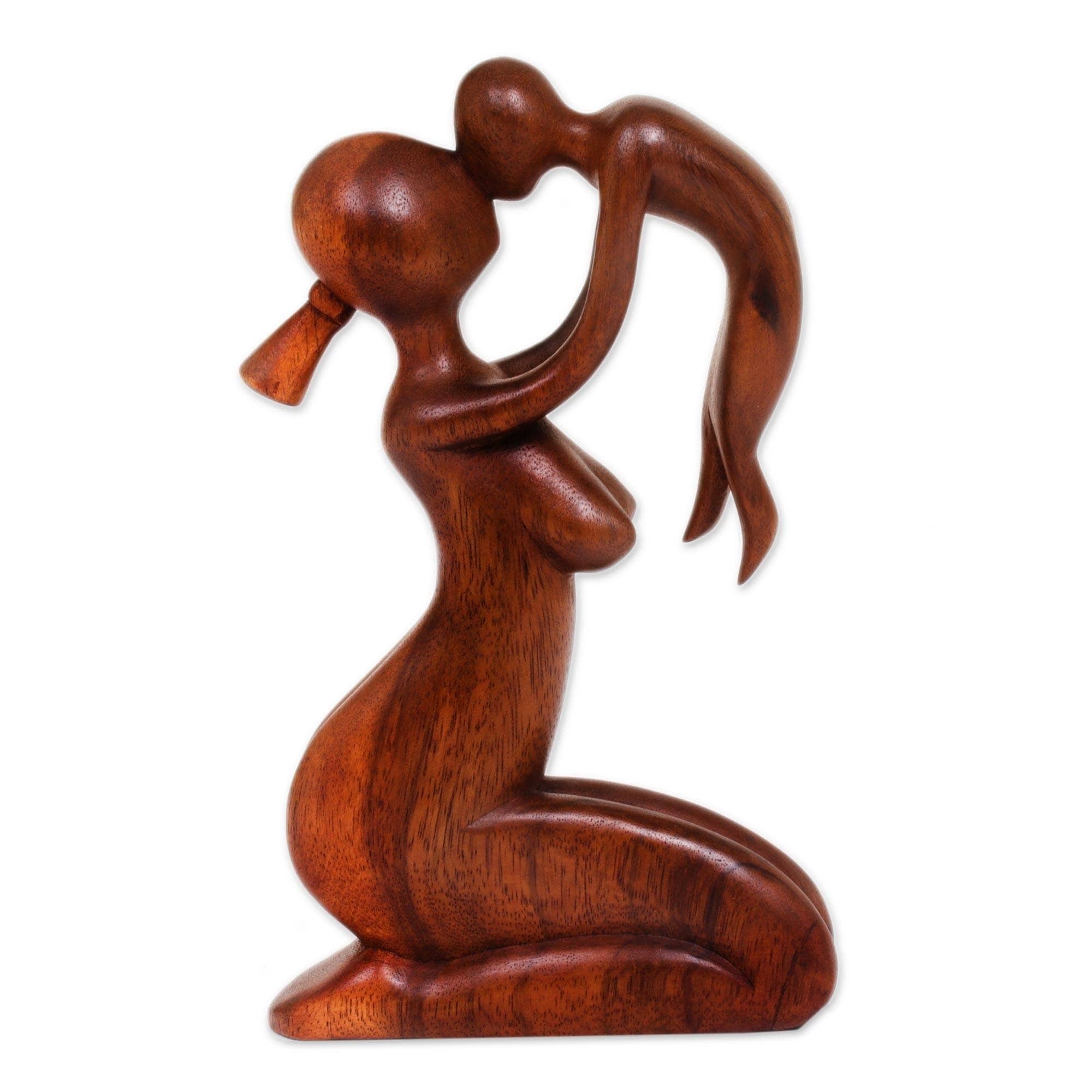  NOVICA Thinking of You Wood Sculpture : Home & Kitchen