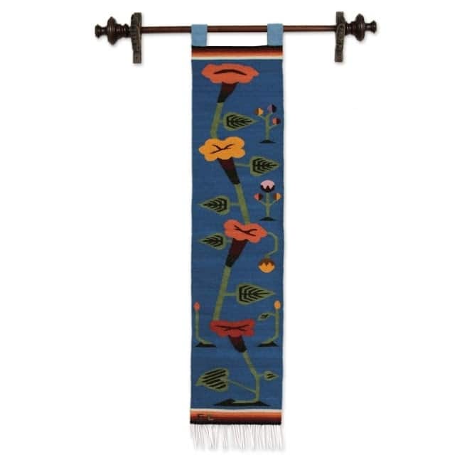 Wool Blossom Comets Tapestry