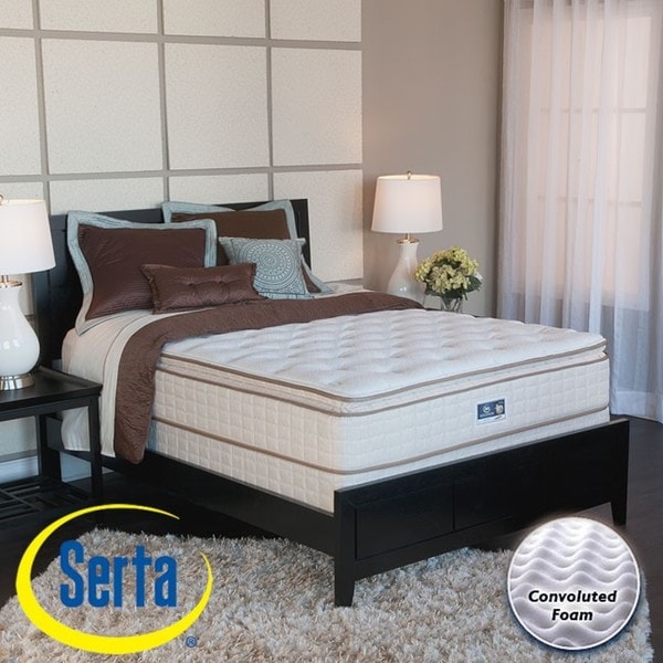 Shop Serta Bristol Way Pillow Top Queen-size Mattress and ...