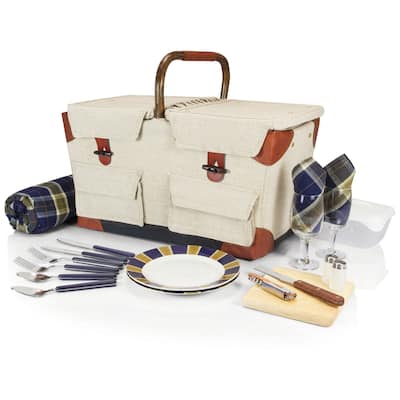 Picnic Time Pioneer Deluxe Picnic Basket