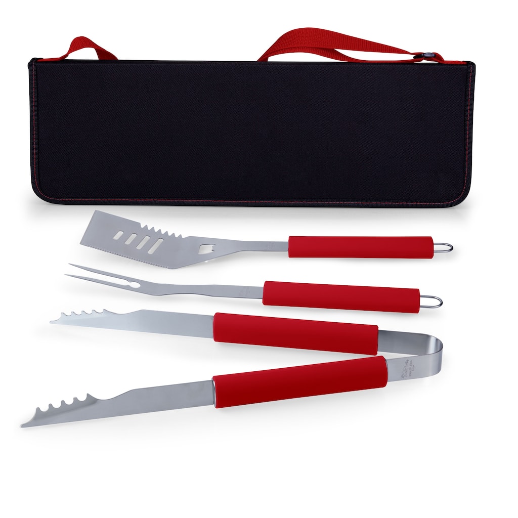 Picnic Time Metro Red Barbeque Tool Tote