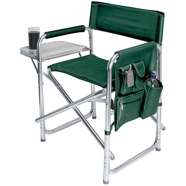 Picnic Time Portable Hunter Green Sports Chair