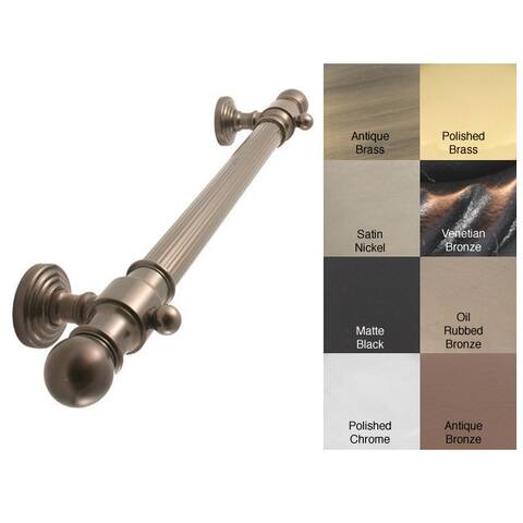 Waverly Place 24-inch ADA-compliant Reeded Grab Bar
