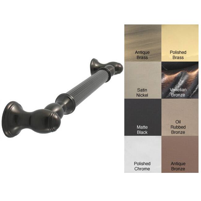 Decorative 36-inch ADA-compliant Reeded Grab Bar