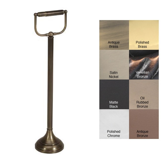 Toilet Paper Holder, The Crown, Polished Brass Finish