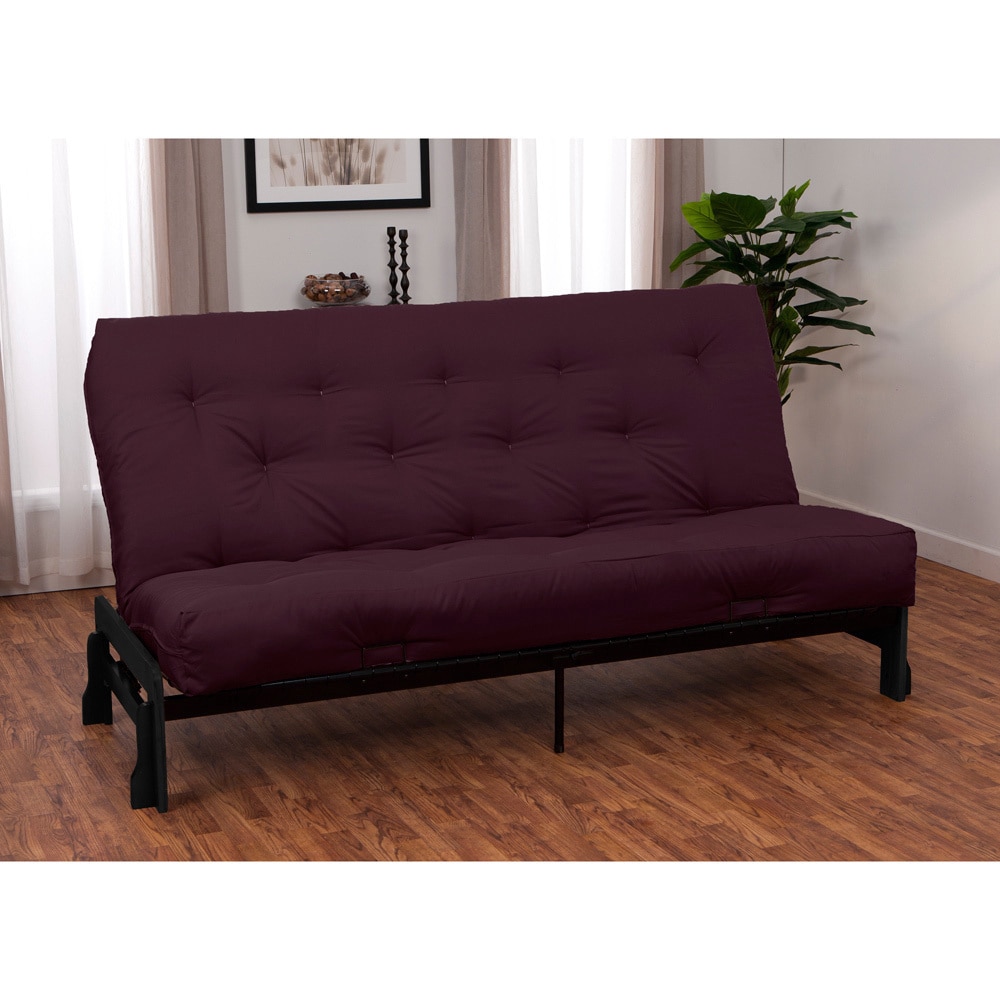 Epicfurnishings Boston Finish Full Armless Frame/ Premier Futon Set Brown Size Full