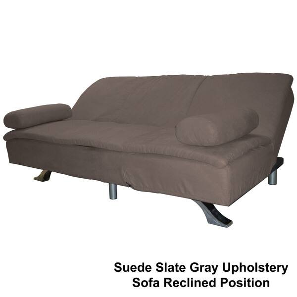 Mystic Microfiber Suede Click Clack Futon Sofa Bed