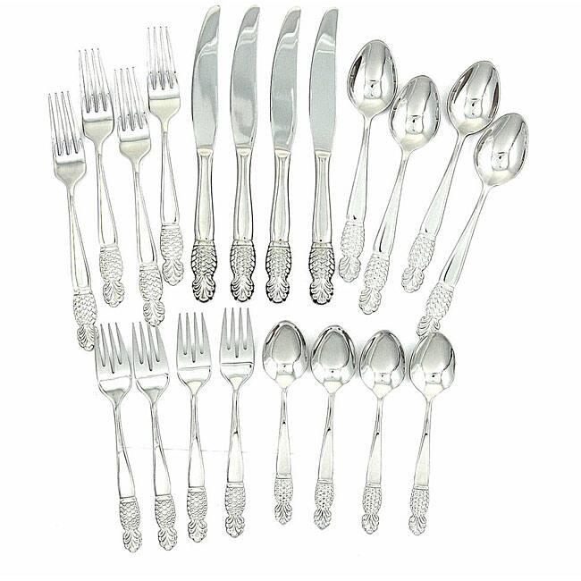 Ginkgo Pineapple 18/10 20-piece Place Setting