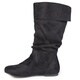 journee collection women's shelley 3 slouch mid calf microsuede boot