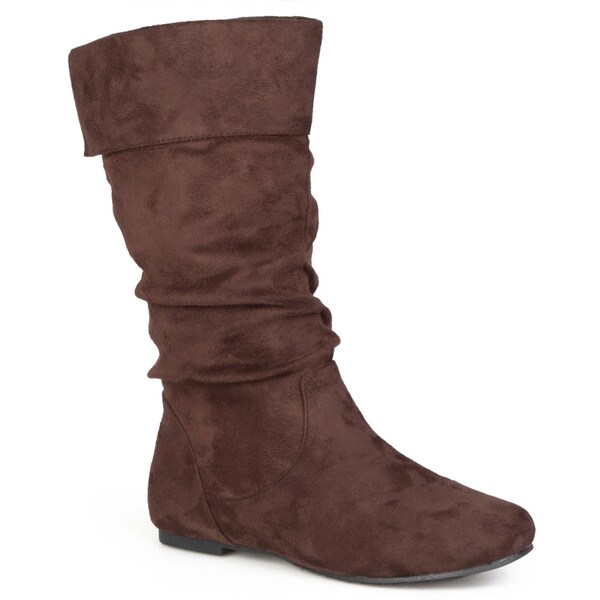 slouch calf boots
