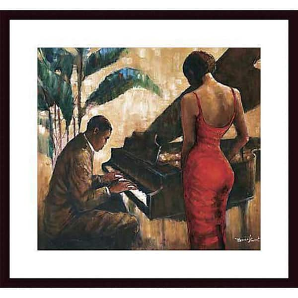 Monica Stewart 'Enchanting Keys' Wood Framed Art Print - Bed Bath ...