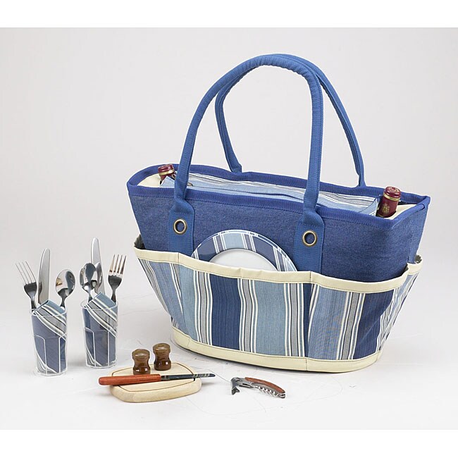 Picnic at Ascot Aegean Picnic Cooler Basket Free Shipping Today