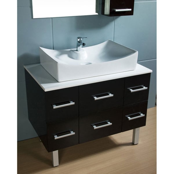 Shop Design Element Paris Contemporary Bathroom Vanity ...