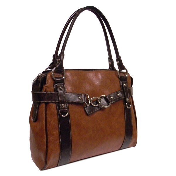 Shop Rina Rich North-South Tote - Overstock - 4241880