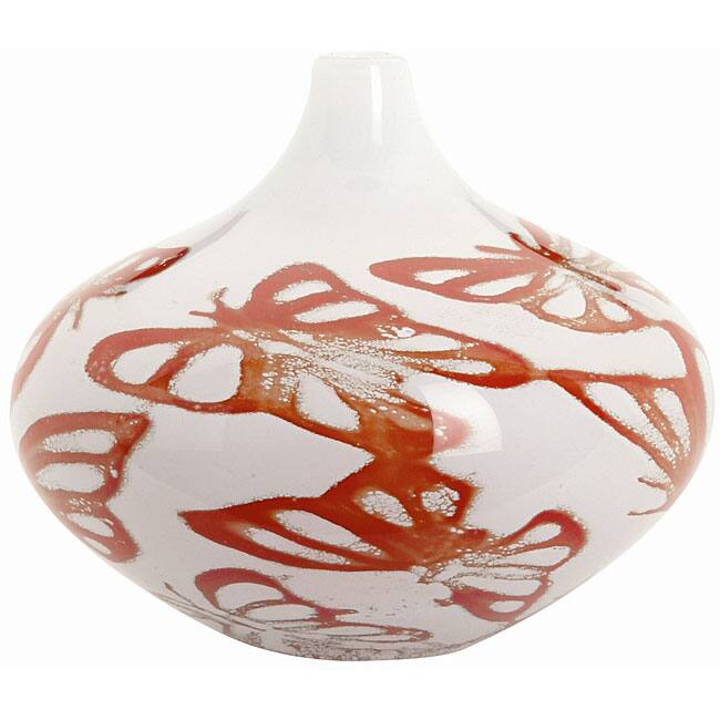 Kosta Boda Papi Small Red Vase