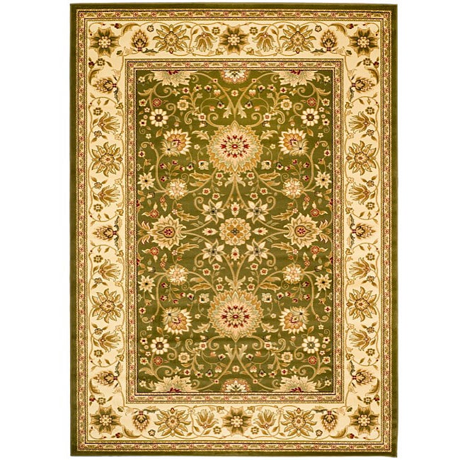 Lyndhurst Collection Majestic Sage/ivory Rug (8 X 11)