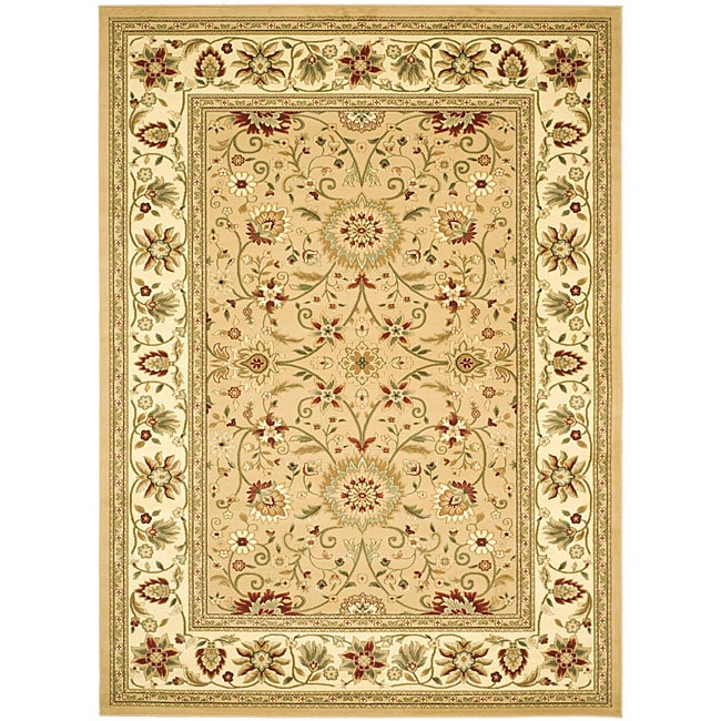 Lyndhurst Collection Majestic Beige/ Ivory Rug (6 X 9)