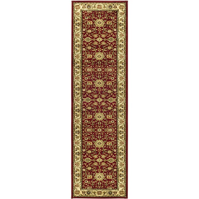 Lyndhurst Collection Majestic Red/ Ivory Runner (23 X 16)