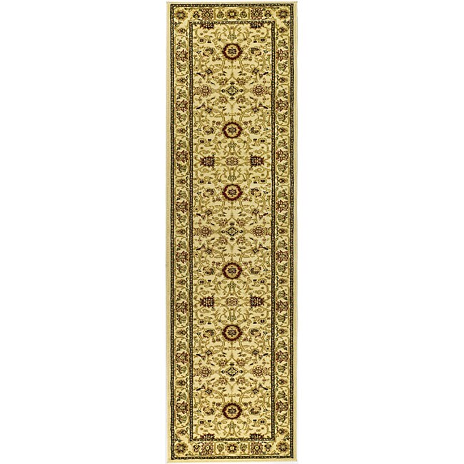 Lyndhurst Collection Majestic Ivory/ Ivory Runner (23 X 12)