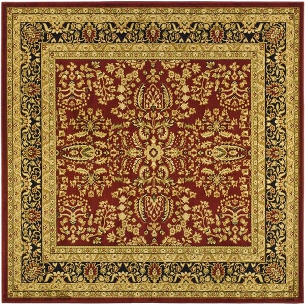 Shop Safavieh Lyndhurst Traditional Oriental Red/ Black Rug 8' x 8