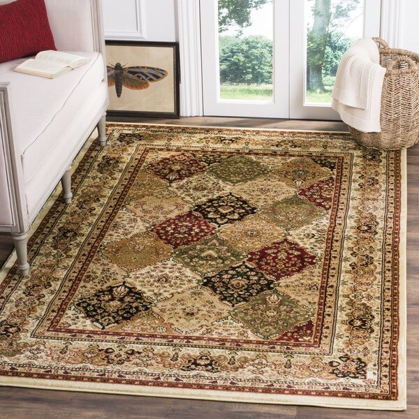 Safavieh Lyndhurst Traditional Oriental Multicolor/ Ivory Rug (8' x 11')