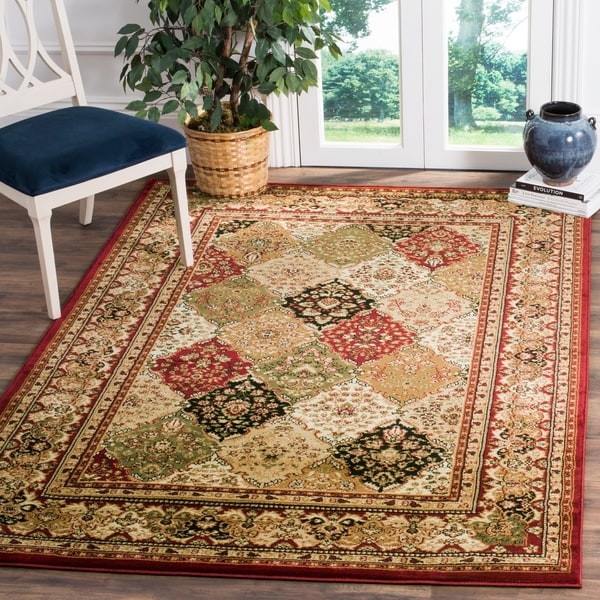 Safavieh Lyndhurst Traditional Oriental Multicolor/ Red Rug - 8' x 11'