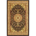 Safavieh Lyndhurst Traditional Oriental Black/ Ivory Rug - 5'3 x 7'6